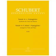 Schubert, F.: Violasonate D 821 a-Moll »Arpeggione« 