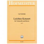 Schröder, C.: Leichtes Violoncellokonzert Op. 55 
