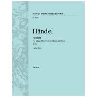 Händel, G. F.: Oboenkonzert Nr. 2 B-Dur HWV 302a 