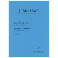 Brahms, J.: Sonate Nr. 3 Op. 108 d-Moll 