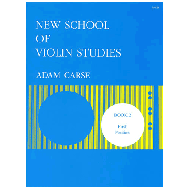Carse, A.: New School of Violin Studies – Book 2 