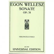 Wellesz, E.: Violoncellosonate Op. 31 
