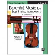 Applebaum, S.: Beautiful Music for two String Instruments Vol. 2 – Klavierbegleitung 