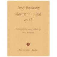 Boccherini, L.: Klaviertrio Op. 12 e-Moll 