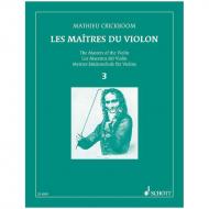 Crickboom, M.: Les Maîtres du Violon Vol. 3 