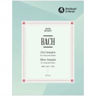 Bach, J. S.: 3 Violoncellosonaten BWV 1027-1029 