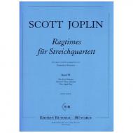 Joplin, S.: Ragtimes für Streichquartett Band 6 