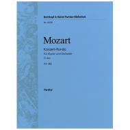 Mozart, W. A.: Konzert-Rondo D-Dur KV 382 