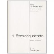 Urbanner, E.: 1. Streichquartett (1957/2013) 