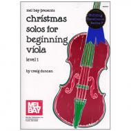 Christmas Solos for Beginning Viola Level 1 