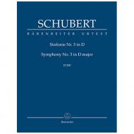 Schubert, F.: Sinfonie Nr. 3 D-Dur D 200 