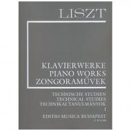 Liszt, F.: Technische Studien Band I 