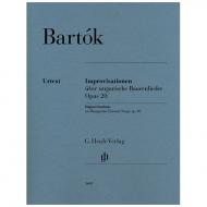 Bartók, B.: Improvisationen über ungarische Bauernlieder Op. 20 