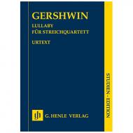 Gershwin, G.: Lullaby – Studienpartitur 