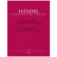 Händel, G. F.: Sonaten HWV 360, 362, 365, 367, 369 und 377 