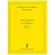 Taban, P.: Op. 11: 9 Duos für 2 Violinen Band 1 