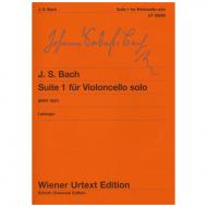 Bach, J. S.: Cello-Suite Nr. 1 BWV 1007 G-Dur 