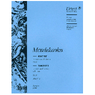 Mendelssohn Bartholdy, F.: Violinkonzert e-moll Op. 64 MWV O 14 