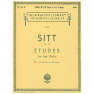Sitt, H.: Etudes Op. 32 Band 1 