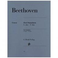 Beethoven, L. v.: 2 Sonatinen für Klavier F-Dur und G-Dur Anh. 5 
