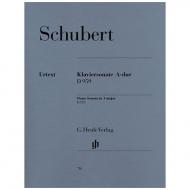 Schubert, F.: Klaviersonate A-Dur D 959 