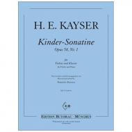 Kayser, H.E.: Kinder-Sonatine Op. 58/1 