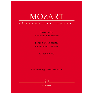 Mozart, W. A.: Einzelsätze KV 261, KV 269, KV 373 