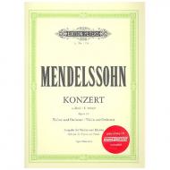 Mendelssohn Bartholdy, F.: Violinkonzert Op. 65 e-Moll (+CD) 
