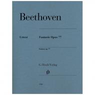 Beethoven, L. v.: Fantasie Op. 77 