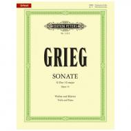 Grieg, E.: Violinsonate Nr. 2 Op. 13 G-Dur 
