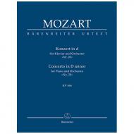 Mozart, W. A.: Konzert für Klavier und Orchester Nr. 20 d-Moll KV 466 