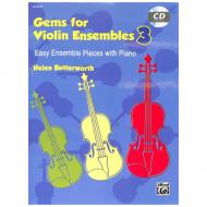 Butterworth, H. .: Gems for Violin Ensembles Band 3 (+Online Audio) 