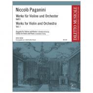 Paganini, N.: Werke für Violine und Orchester Band 1 in Skordaturstimmung 