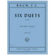 Bach, J. Chr.: Sechs Duette Band 1 