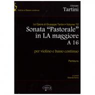 Tartini, G.: Violinsonata pastorale A 16 A-Dur 
