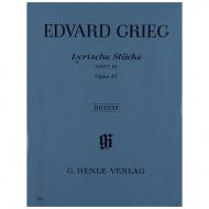 Grieg, E.: Lyrische Stücke Heft III Op. 43 