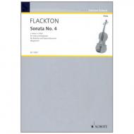 Flackton, W.: Violasonata Nr. 4 c-Moll, Op. 2/8 