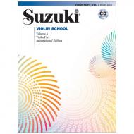 Suzuki Violin School Vol. 4 (+CD) 