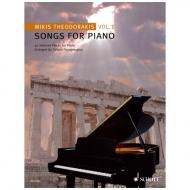 Theodorakis, M.: Songs for Piano Vol.1 