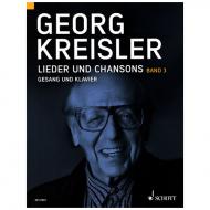 Kreisler, G.: Lieder und Chansons Band 3 