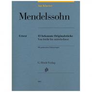 Mendelssohn Bartholdy, F.: 13 bekannte Originalstücke – von leicht bis mittelschwer 