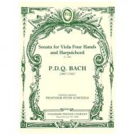 Bach, P. D. Q.: Sonata for Viola Four Hands and Harpsichord S. 440 
