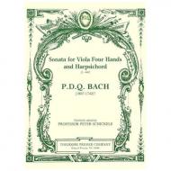 Bach, P. D. Q.: Sonata for Viola Four Hands and Harpsichord S. 440 