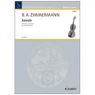 Zimmermann, B. A.: Violinsonate 