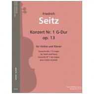 Seitz, F.: Schülerkonzert Nr. 1 G-Dur 