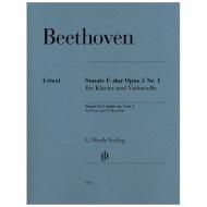 Beethoven, L. v.: Violoncellosonate Op. 5,1 F-Dur 