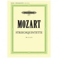 Mozart, W. A.: Streichquintette Band 2 KV 46, 174, 407, 581, Anh. 179 