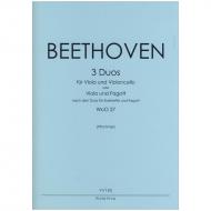 Beethoven, L. v.: 3 Duos WoO27 