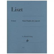 Liszt, F.: Trois Etudes de Concert 
