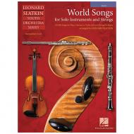 Slatkin, L.: World Songs for Solo Instruments and Strings – Einzelstimme Kontrabass 